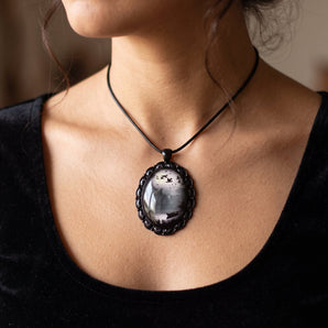 Haunted Moonlit Lake Necklace