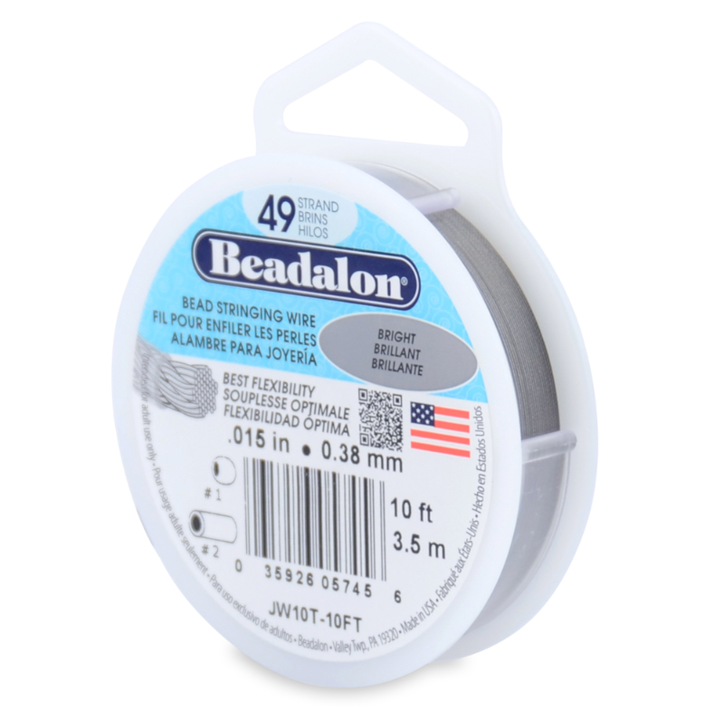 Stringing Wire Bright Beadalon 49-Strand