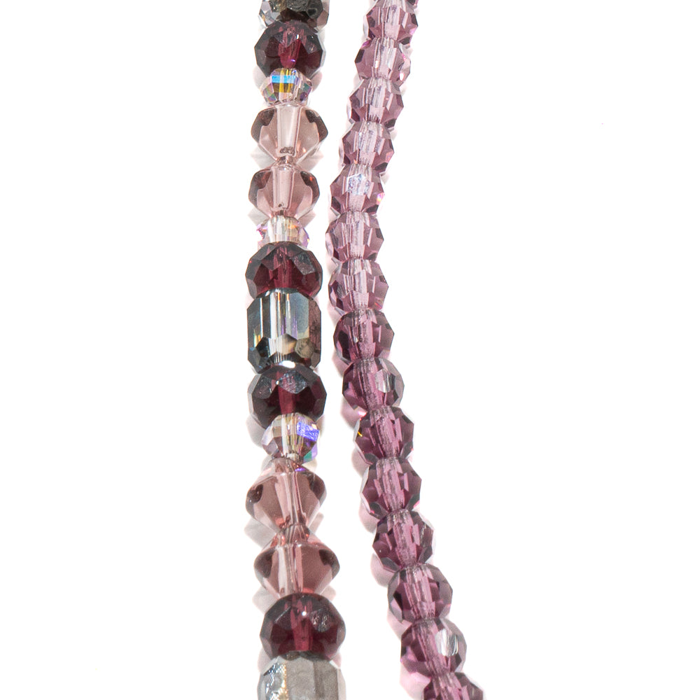 Preciosa Bead Strand Duo in Amethyst Sparkle