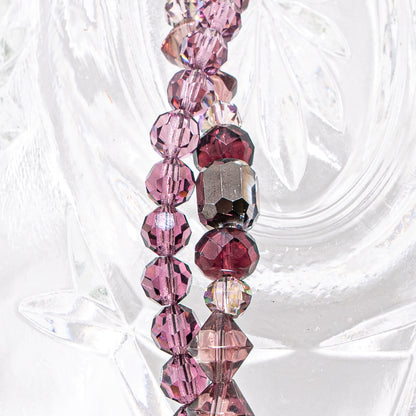 Preciosa Bead Strand Duo in Amethyst Sparkle