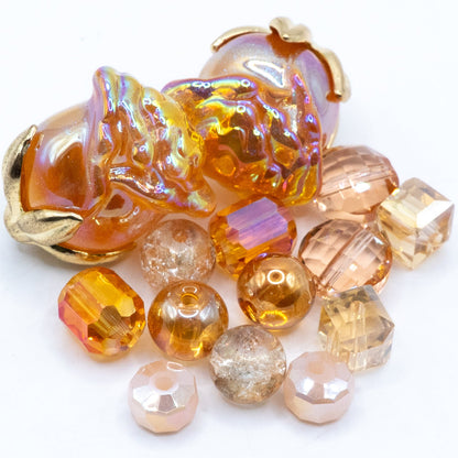 Rose Bead Mix in Autumnal Queen
