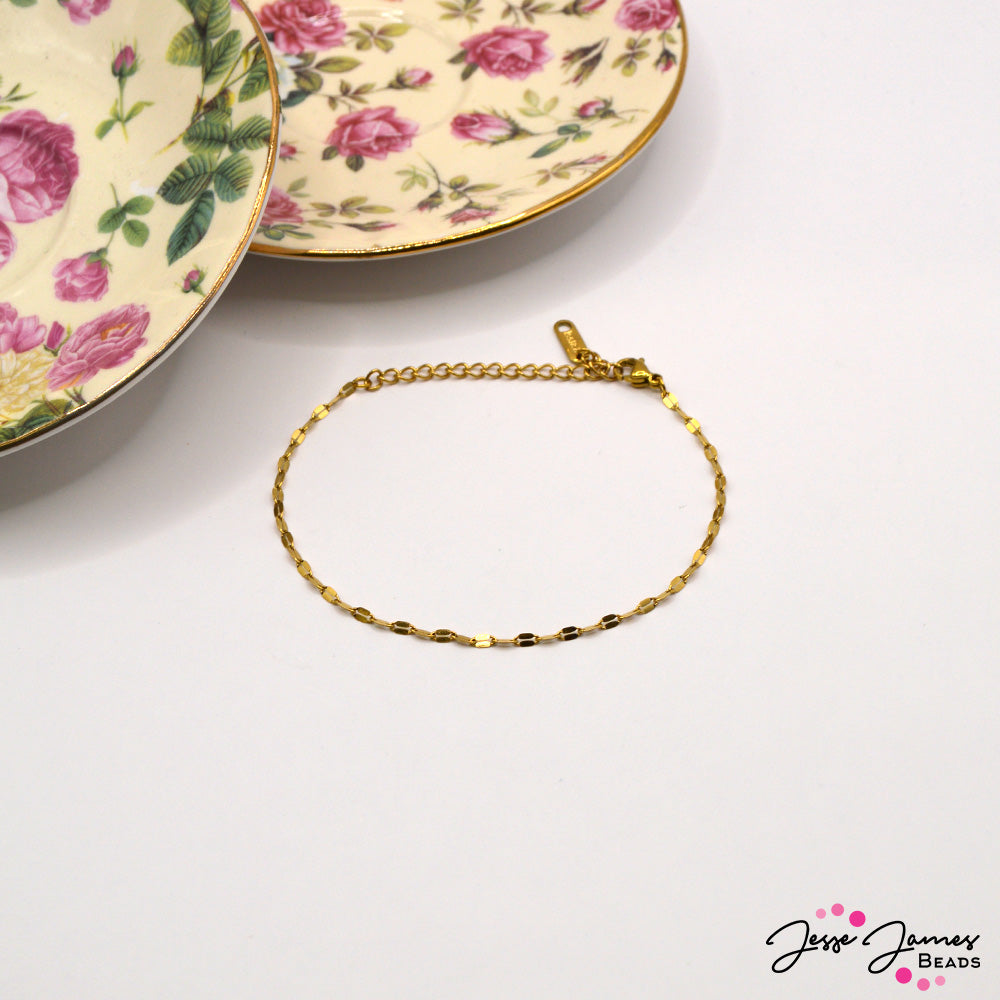 Adore Me 18K Gold Bracelet Blank