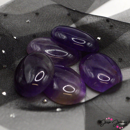 Amethyst 25x18mm Oval Cabochon