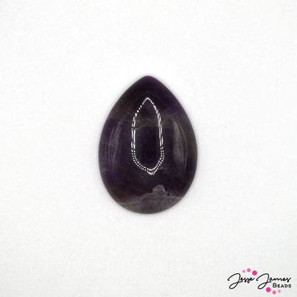 Amethyst 25x35mm Teardrop Cabochon