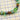 Lampwork Apple Bead Strand in Granny Smith