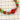 Lampwork Apple Bead Strand in Honeycrisp