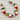 Glazed Porcelain Apple Bead Strand in Macintosh