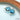 Aqua Shimmer Connector Pair