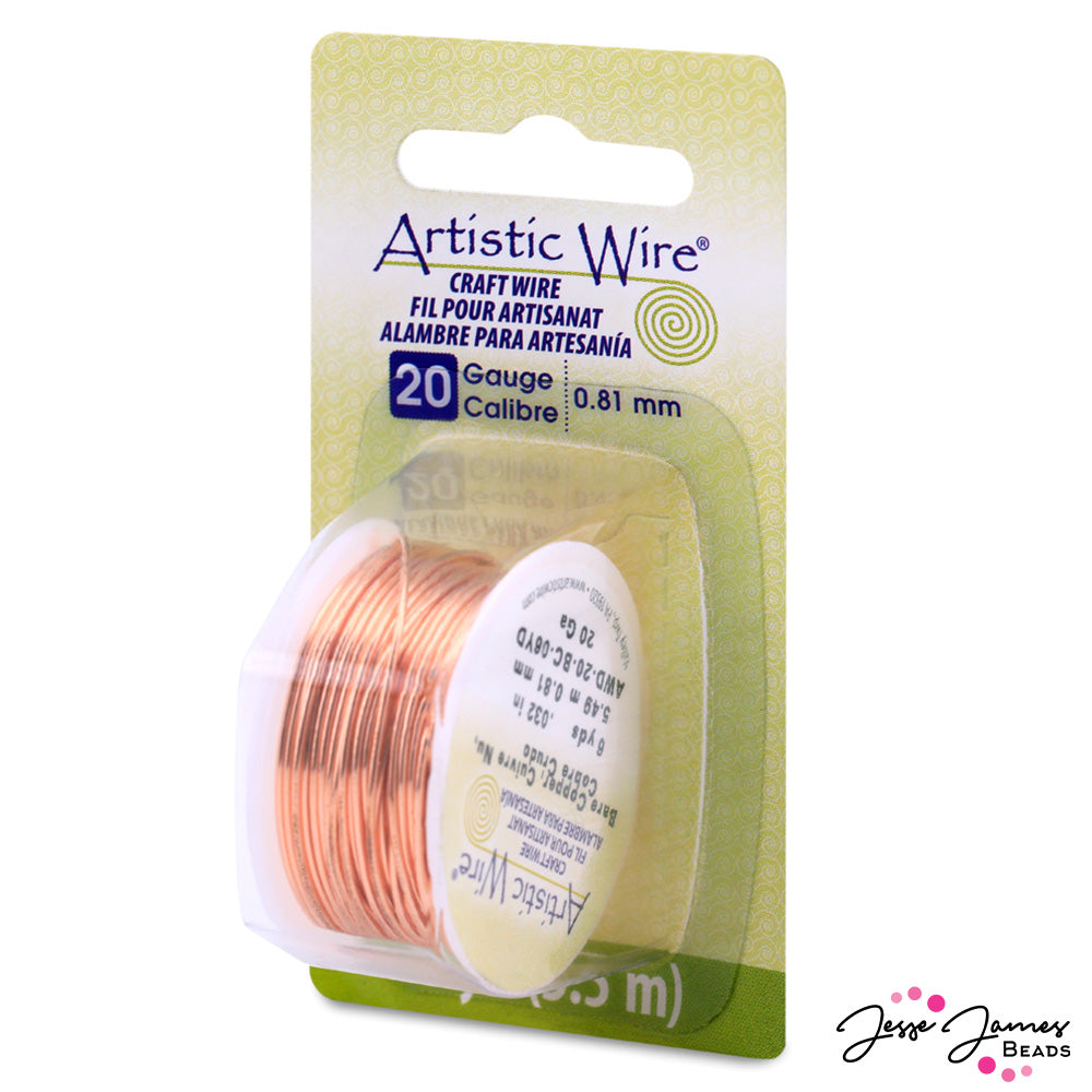 Beadalon Artistic Wire 20 Gauge Bare Copper Wire