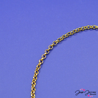 Aura Chain 18K Gold Bracelet Blank
