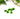Imitation Austrian Glass Connector Set in Leafy Green