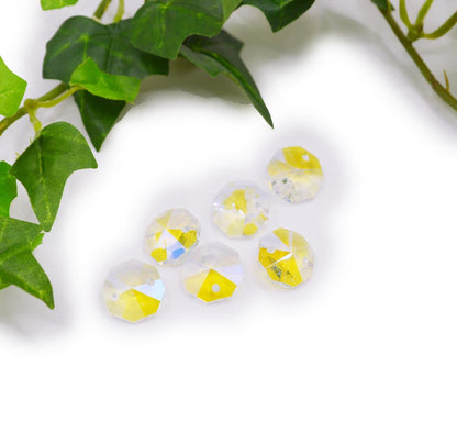 Imitation Austrian Glass Connector Set in Lemon Ice