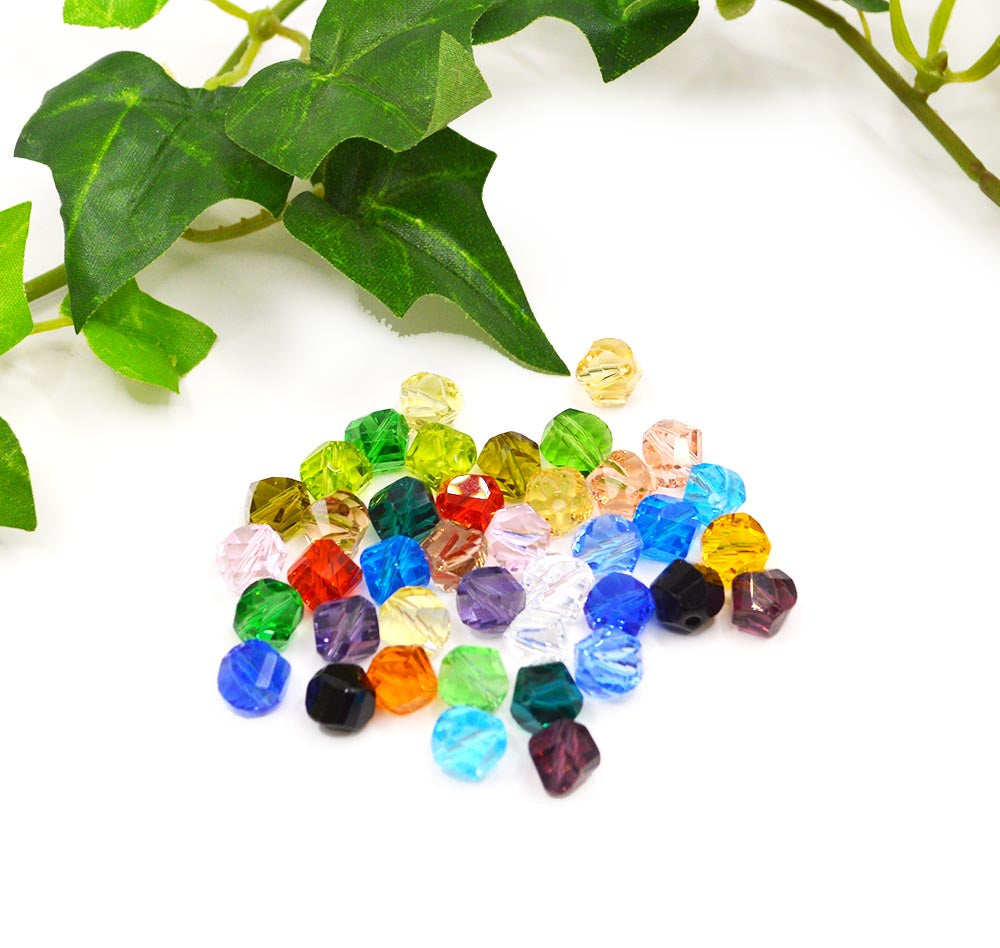 Imitation Austrian Glass Bead Set in Pieces of a Rainbow