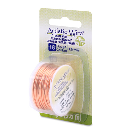 Beadalon Artistic Wire 18 Gauge Wire in Bare Copper