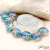 Bead Set in Blue Jellyfish