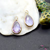 Lavender Jelly Drops Charm Pair