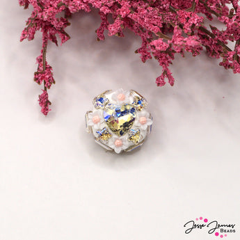 Be Mine Boho Heart Focal Bead in Forever Yours