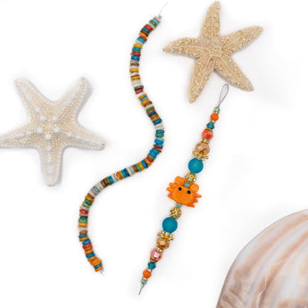 Bead Strand Duo in Crab Shack