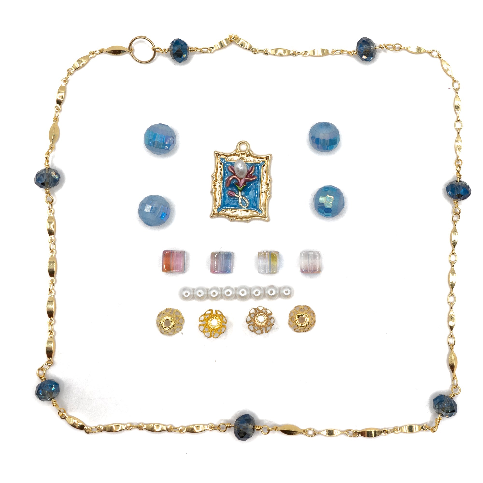 Beads & Chain Duo in Fathems Below