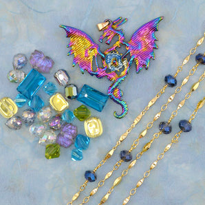 Bead Mix & Chain Duo in Prismatic Dragon