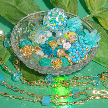 Bead Mix & Chain Bundle in Amphitrite's Garden