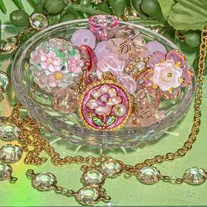Bead Mix & Chain Bundle in Princess Garden