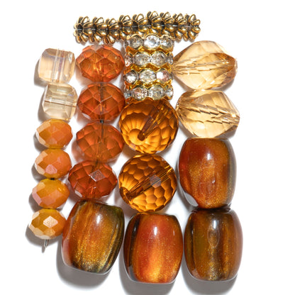 Bead Mix in Burnt Umber