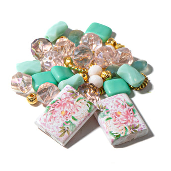Mini Bead Mix in Garden By The Sea