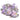 Mini Bead Mix in Lavender Hearts