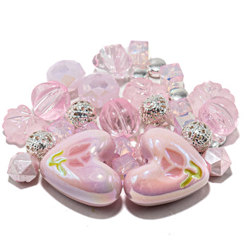 Mini Bead Mix in Love Thy Pastel Hearts