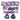 Bead Mix in Purple Passion