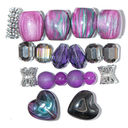Bead Mix in Purple Passion