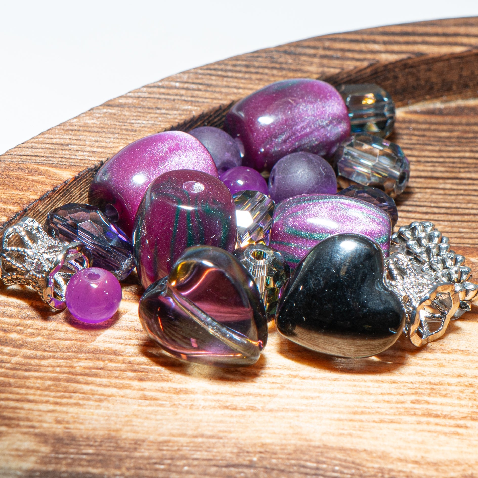 Bead Mix in Purple Passion