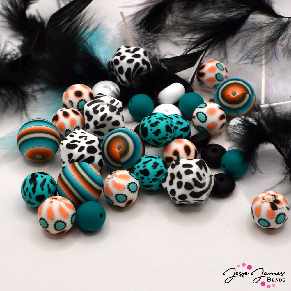 Bead Mix in Tropical Jungle