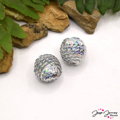 Focal Sequin Bead Pair in Reawakening 