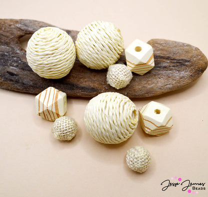 Woven Bead Set in Driftwood Dreams