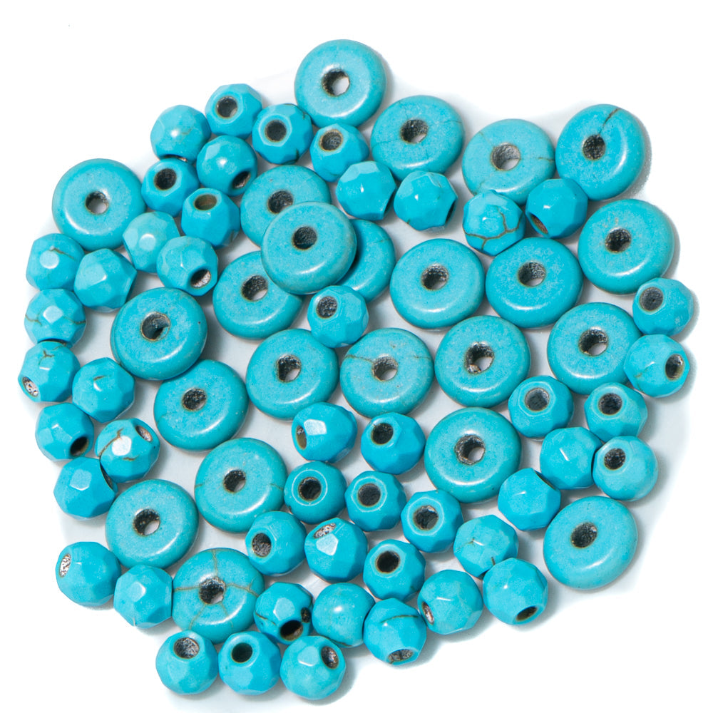 Bead Set in Turquoise Chip Bag