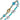 Bead Strand Duo in Blue Ivy