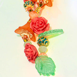 Bead Strand Duo in Carol Rose