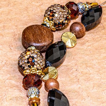 Bead Strand Duo in Cheetah Girl Glam