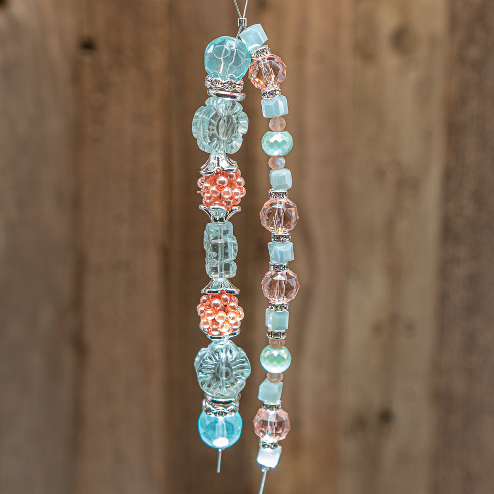 Bead Strand Duo in Cotton Candy Fields