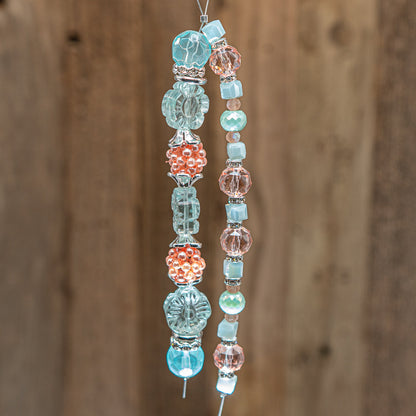 Bead Strand Duo in Cotton Candy Fields