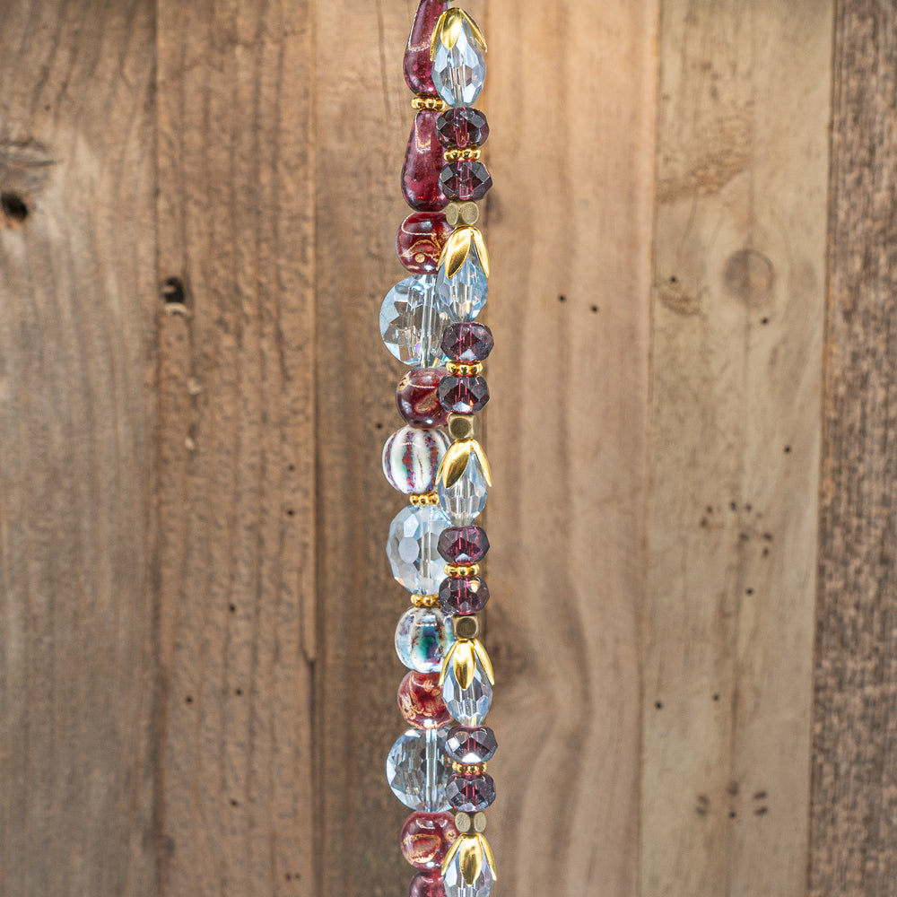 Bead Strand Duo in Cranberry Season