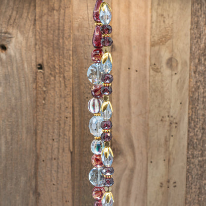 Bead Strand Duo in Cranberry Season