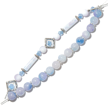 Bead Strand Duo in Dreamscape Periwinkle