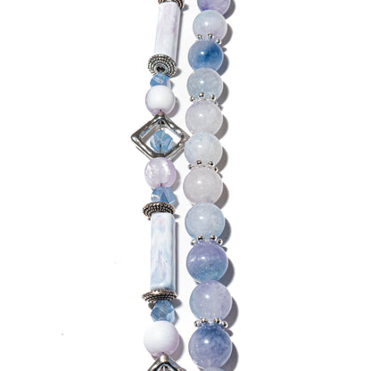 Bead Strand Duo in Dreamscape Periwinkle