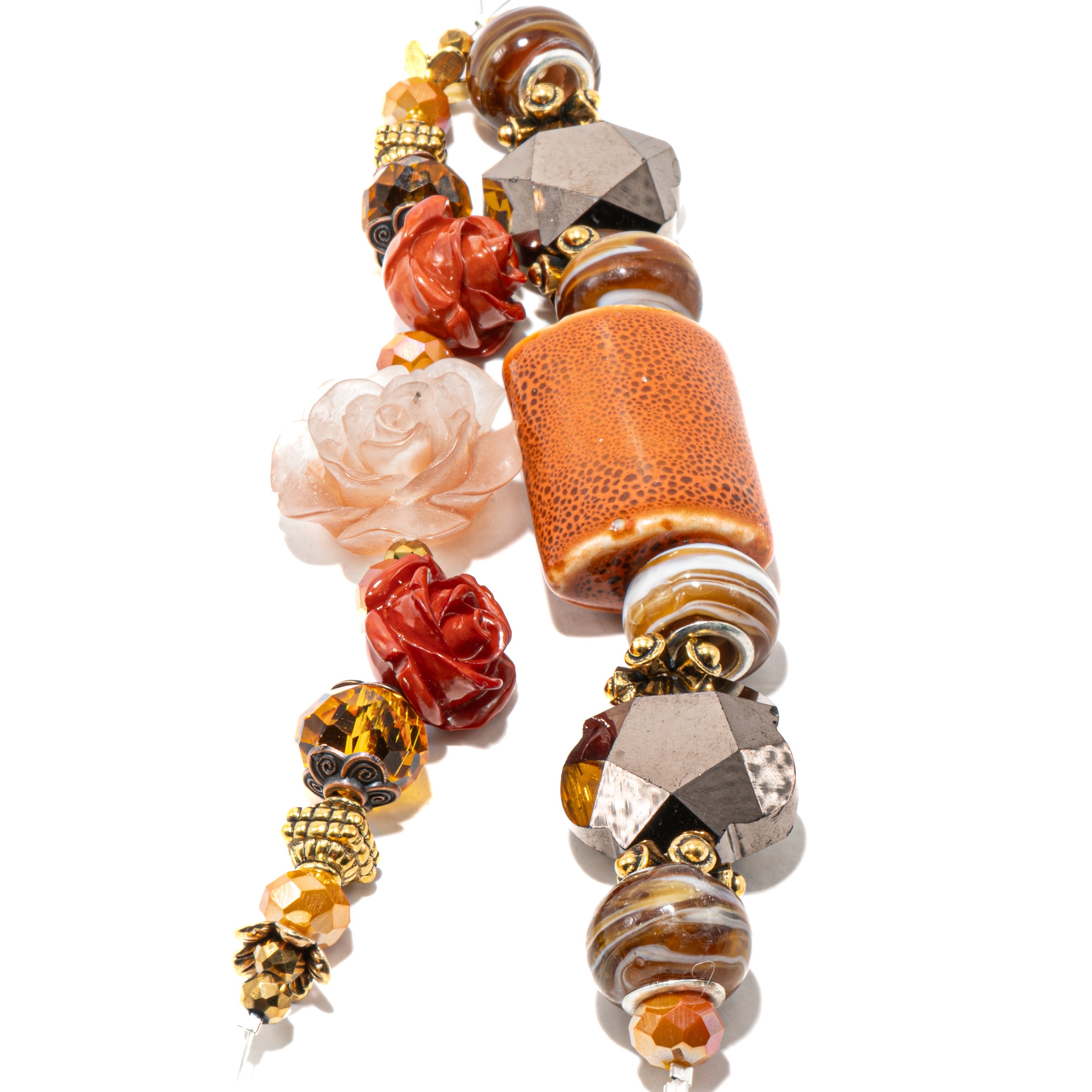 Bead Strand Duo in Fall Festival