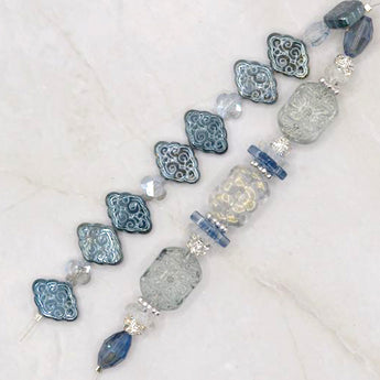 Bead Strand Duo in First Frost