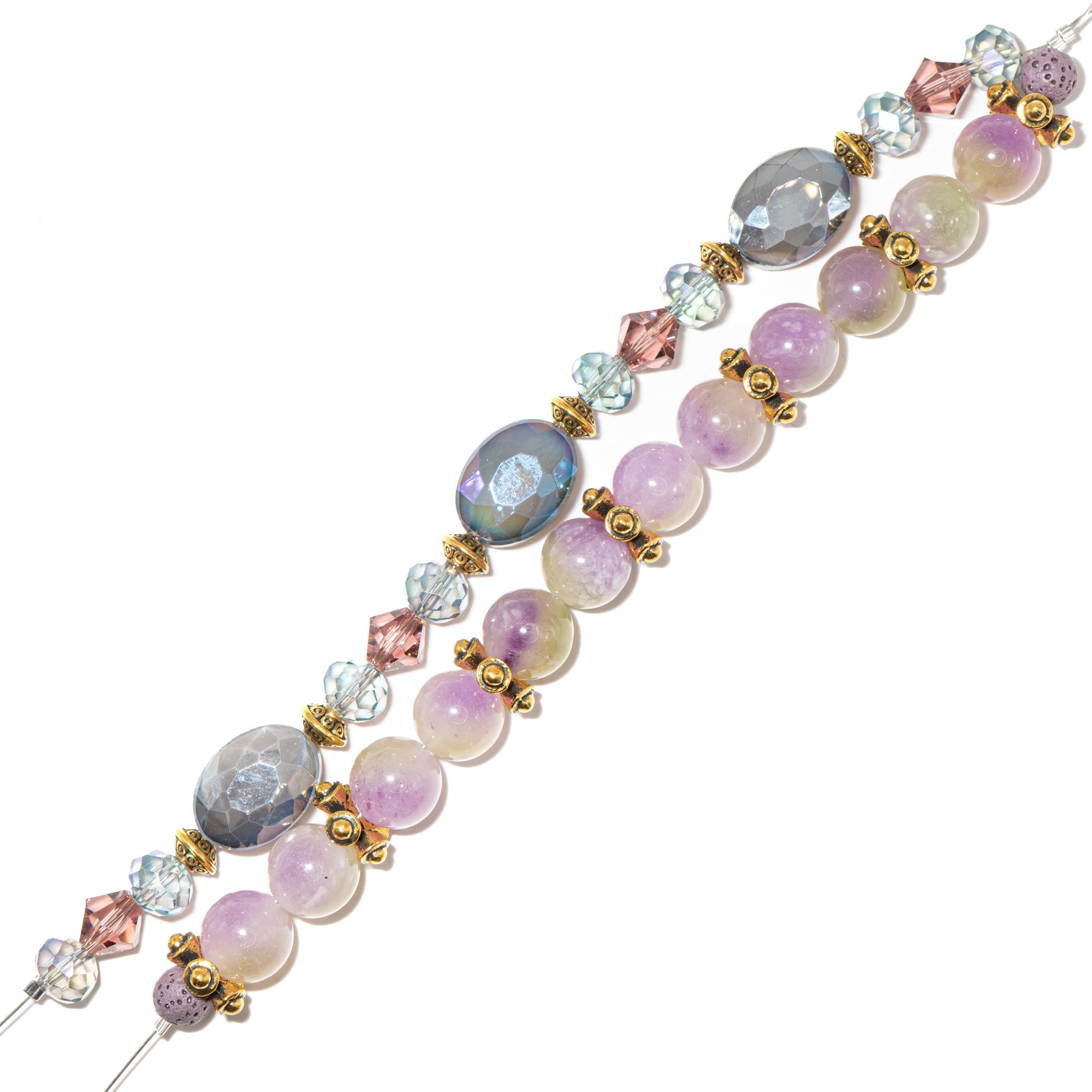 Bead Strand Duo in Galaxy Surfers