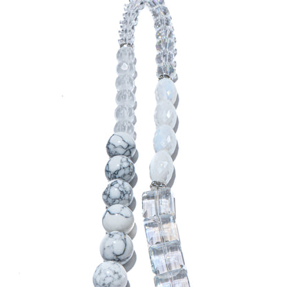 Bead Strand Duo in Grey Ghost